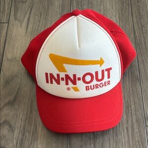 In-N-Out Burger Red and White Hat